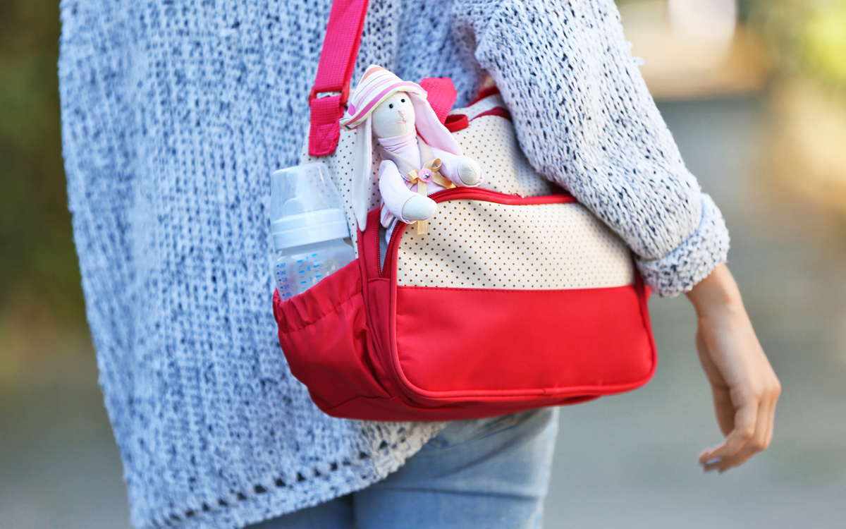 Wickeltasche packen für unterwegs