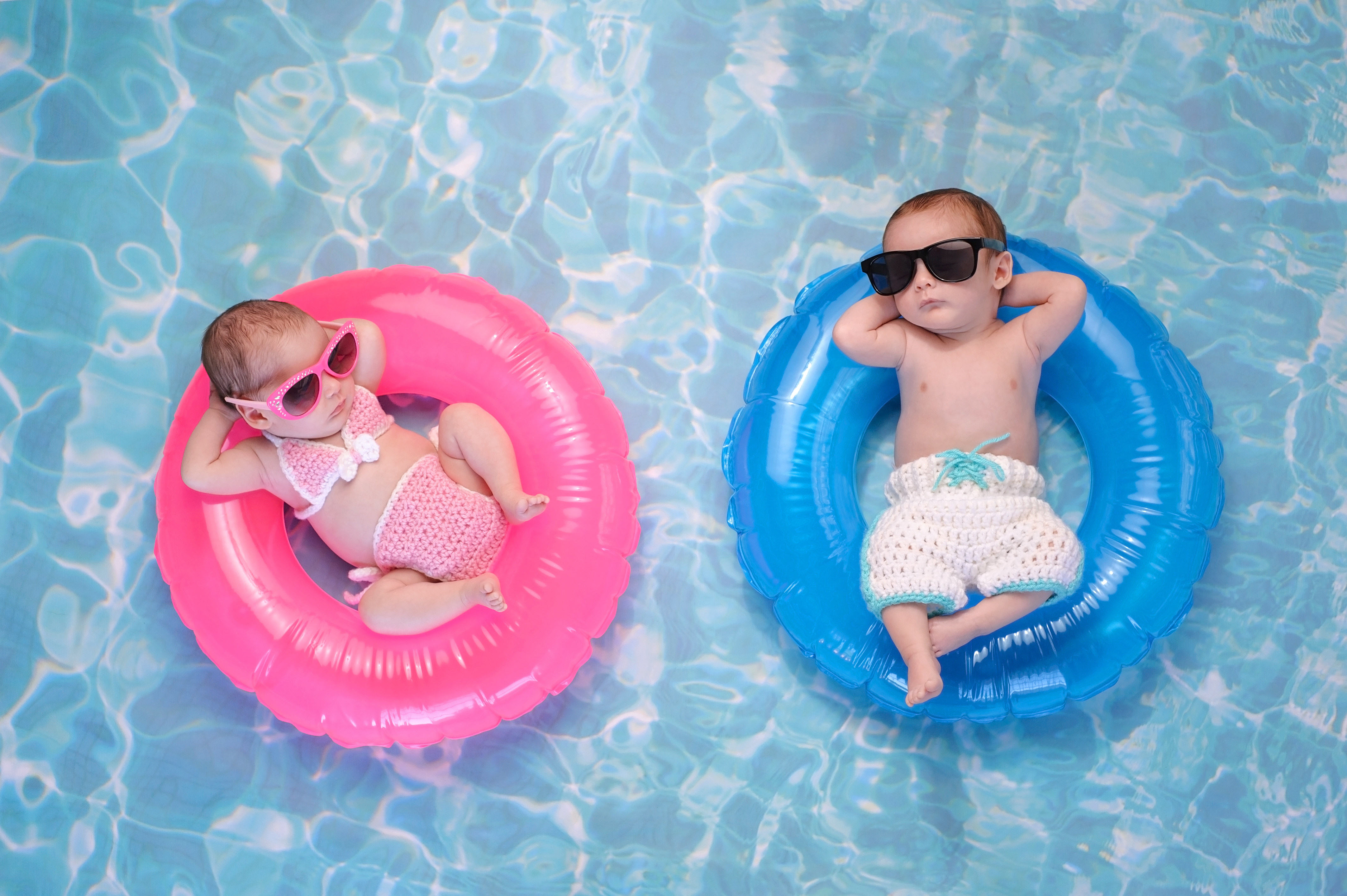 HLDGS Baby Mädchen Fashion Einteiler Badeanzug niedlich Bedruckt Alter 3-36 Monate schulterfrei Bademode für Poolside Party Schwimmtraining